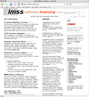 IMSS Software Licensing